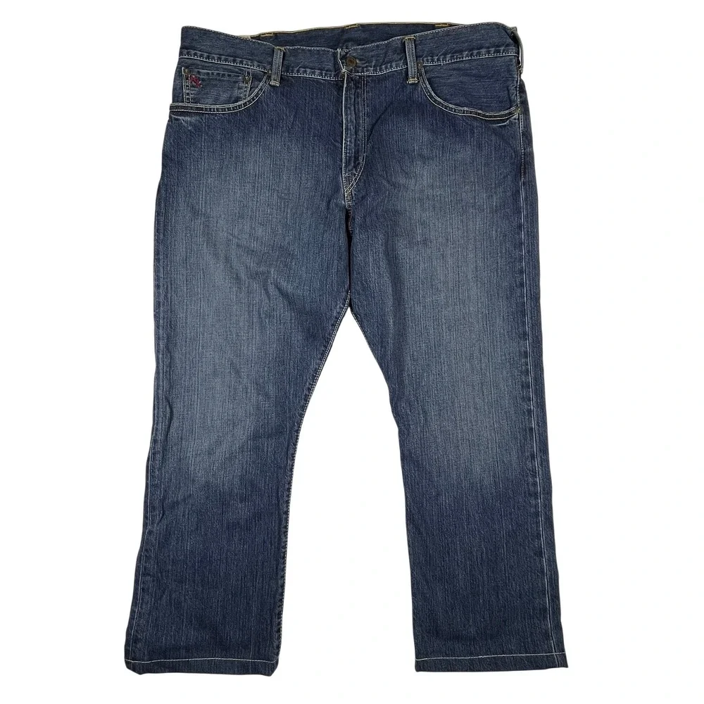 Polo Ralph Lauren Straight Leg Jeans Mens 38x30 (Hemmed Fits 40x27) Blue